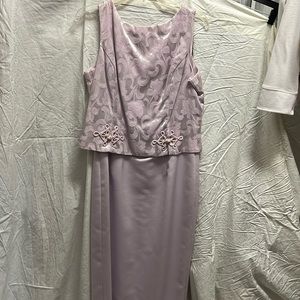 Scott McClintock, lavender dress, 12